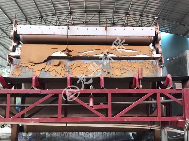 廣西欽州洗砂泥漿脫水干排