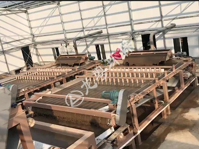 四川鵝卵石制砂泥漿脫水案例